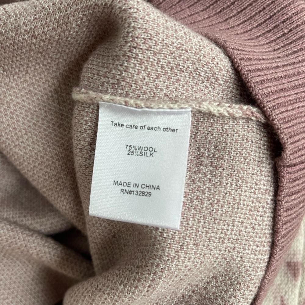 Vintage Playboy sweater size M NWOT 75% wool 25% silk - Picture 6 of 6